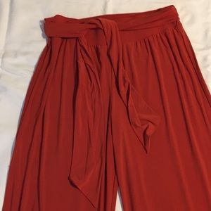 Rust colored palazzo pants